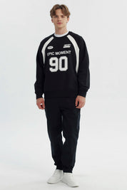 Polerón Hombre Oversize Negro