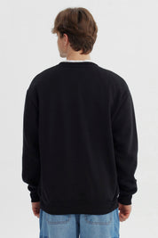 Polerón Hombre Oversize Negro