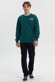 Polerón Hombre Regular Verde