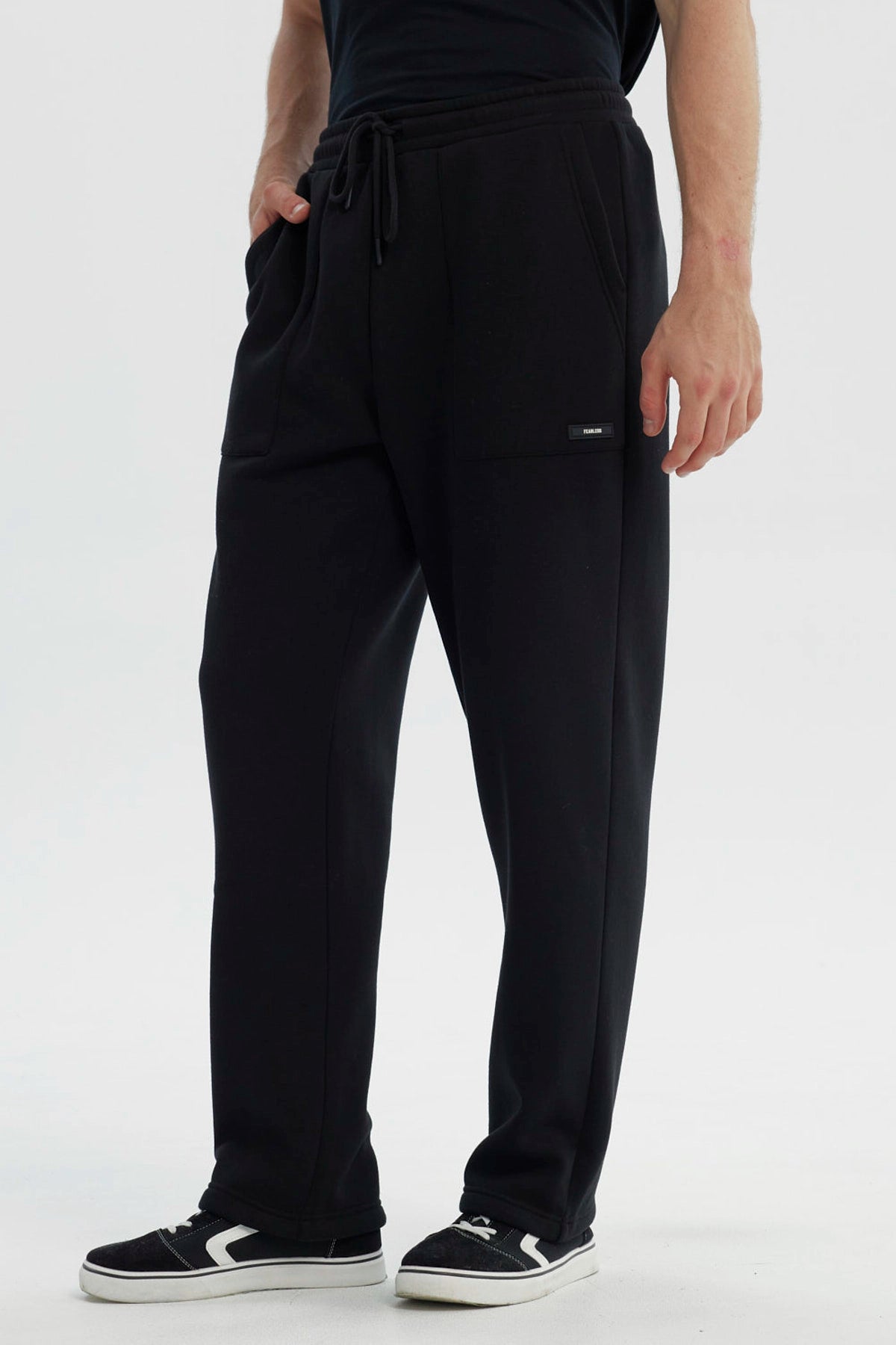 Pantalón Hombre Amplio Negro