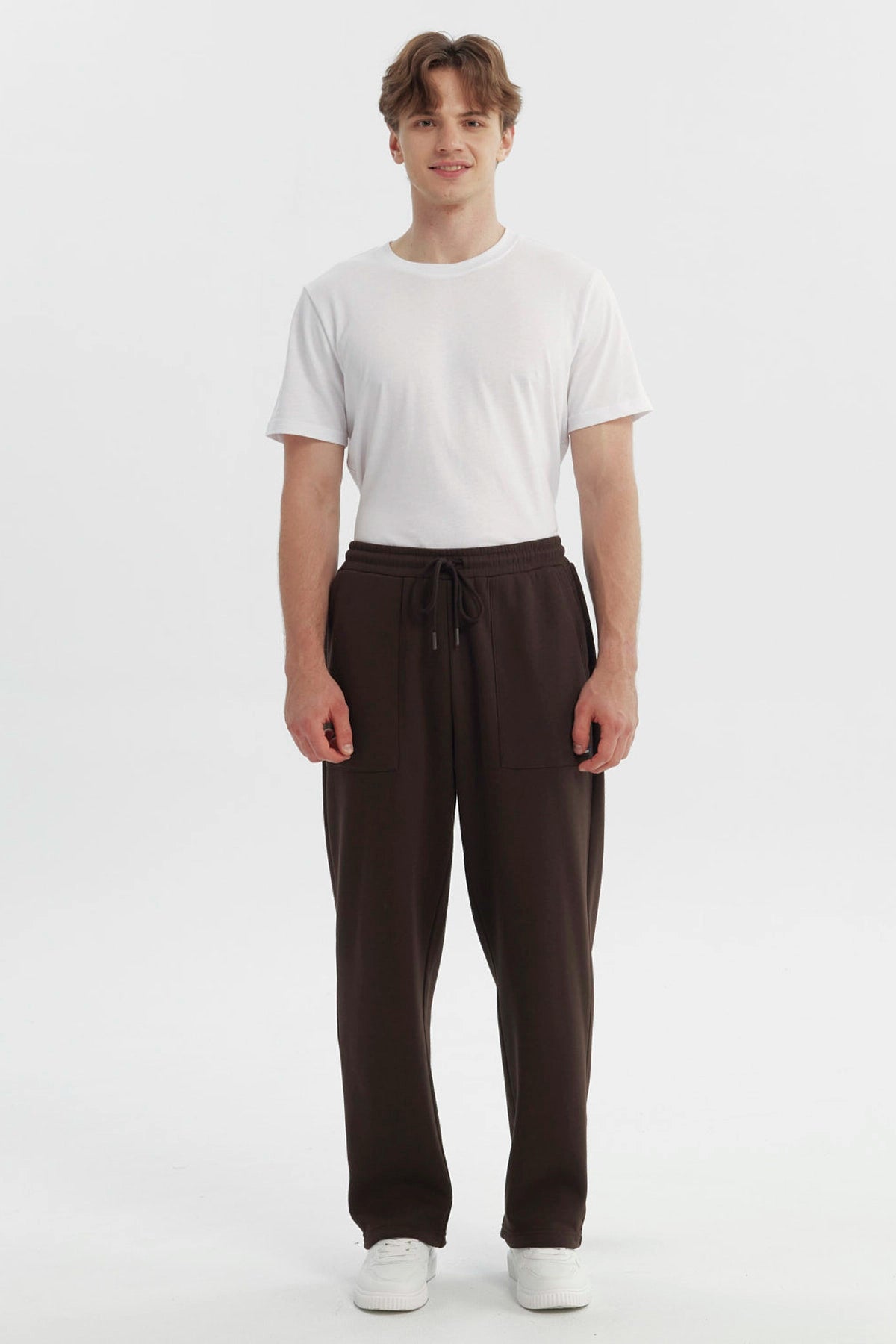 Pantalón Hombre Amplio Café
