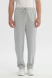 Pantalón Buzo Hombre Amplio Gris Melange