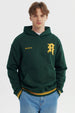 Polerón Hombre Oversize Verde Oscuro