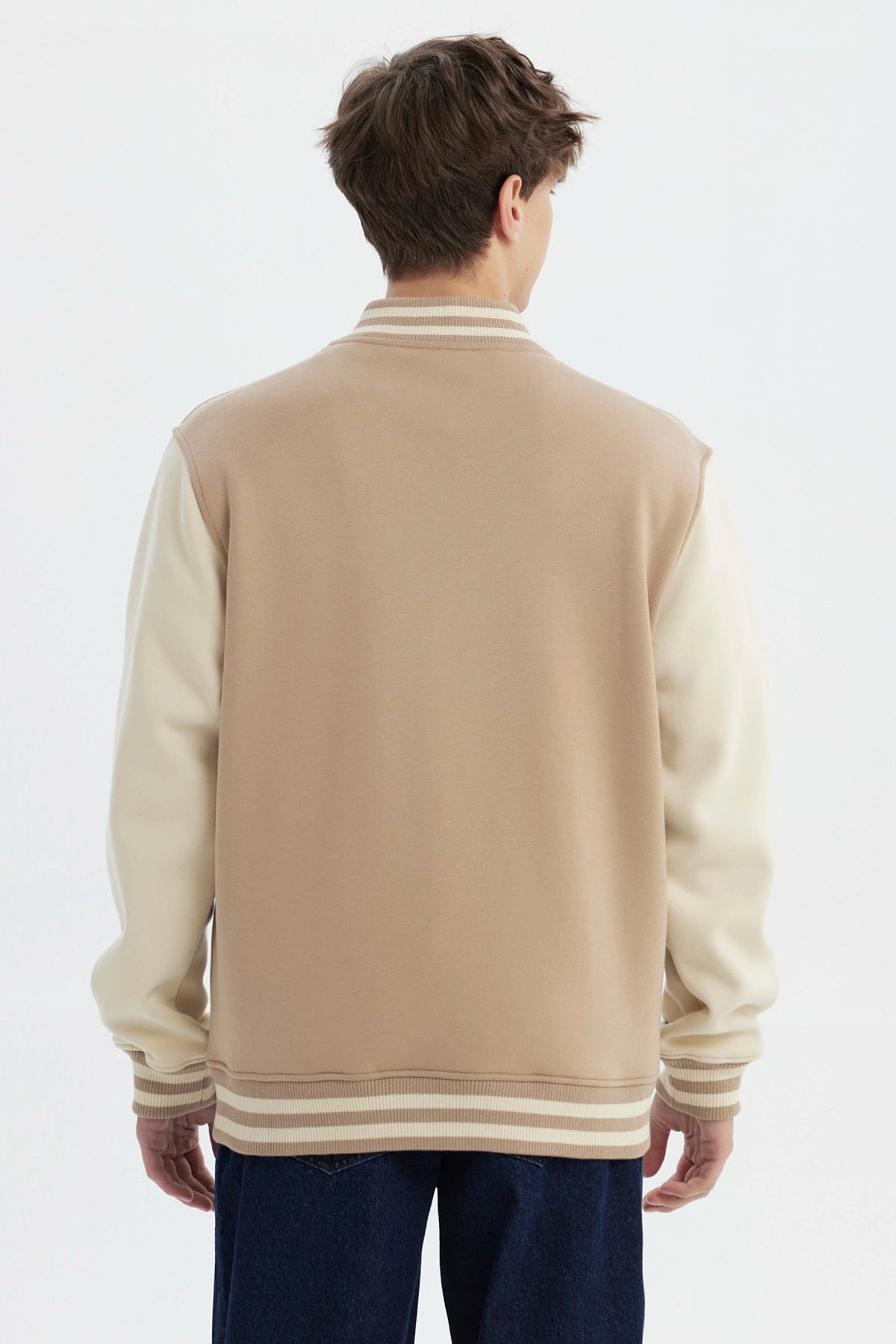 Chaqueta Hombre Slim Juvenil Beige