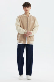 Chaqueta Hombre Slim Juvenil Beige