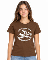 Polera Slim Niña Café