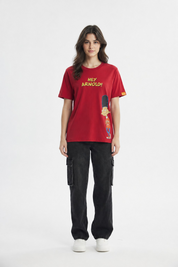 Polera Regular Mujer Rojo