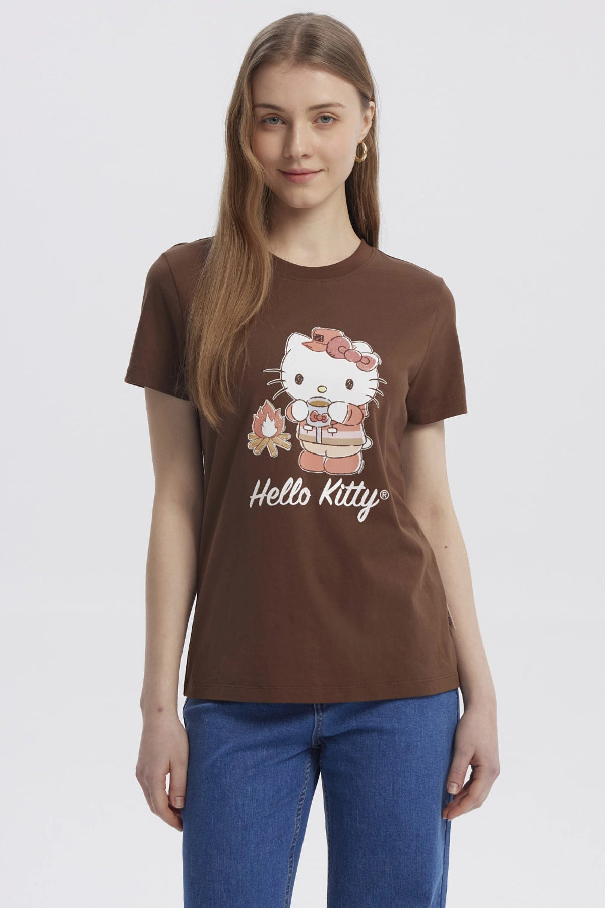 Polera Mujer Hello Kitty Café