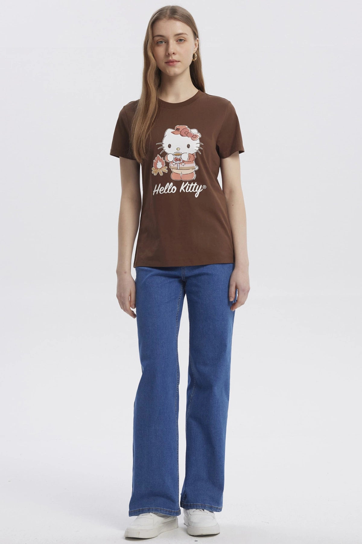 Polera Mujer Hello Kitty Café