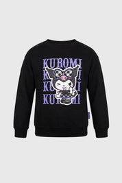 Polerón Niña Kuromi Negro