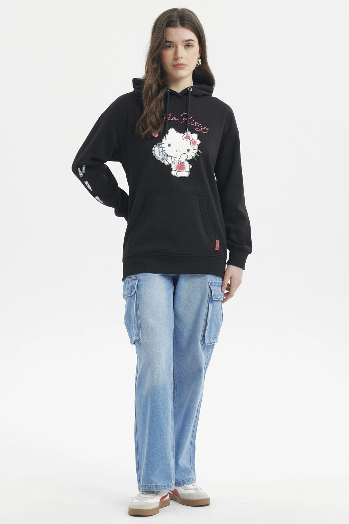 Polerón Mujer Hello Kitty Negro