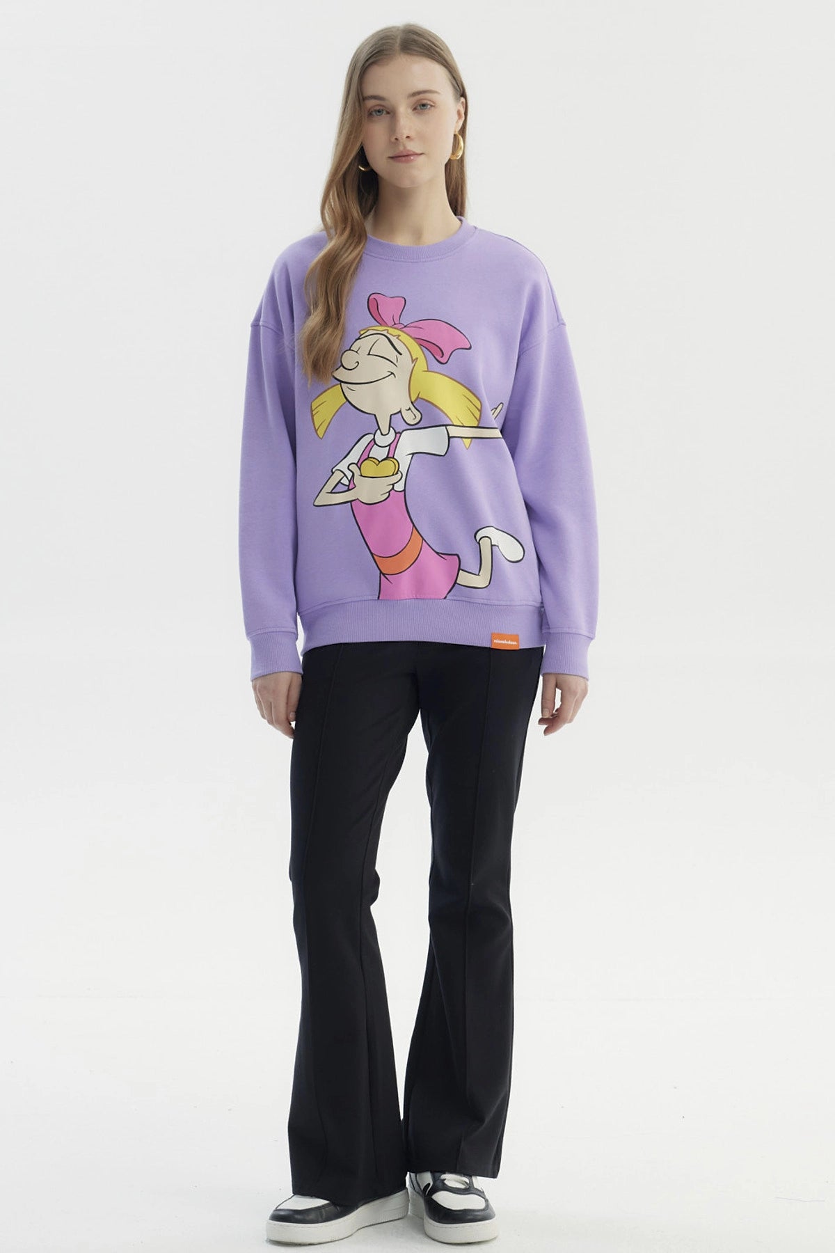 Polerón Mujer Hey Arnold Lila