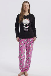 Pijama Mujer Hello Kitty Negro