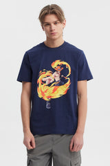 Polera Hombre One Piece Azul Marino