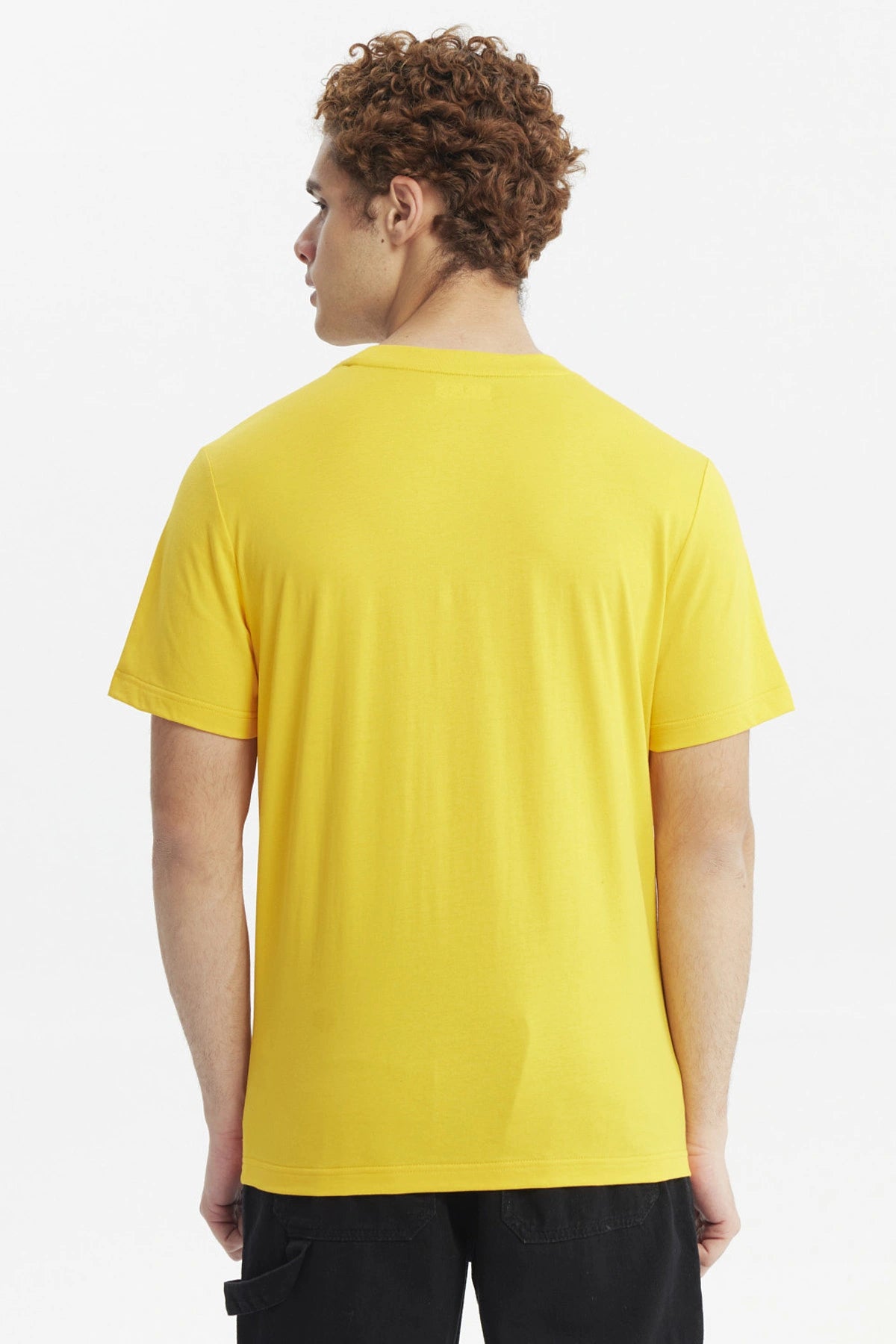 Polera Hombre One Piece Amarillo