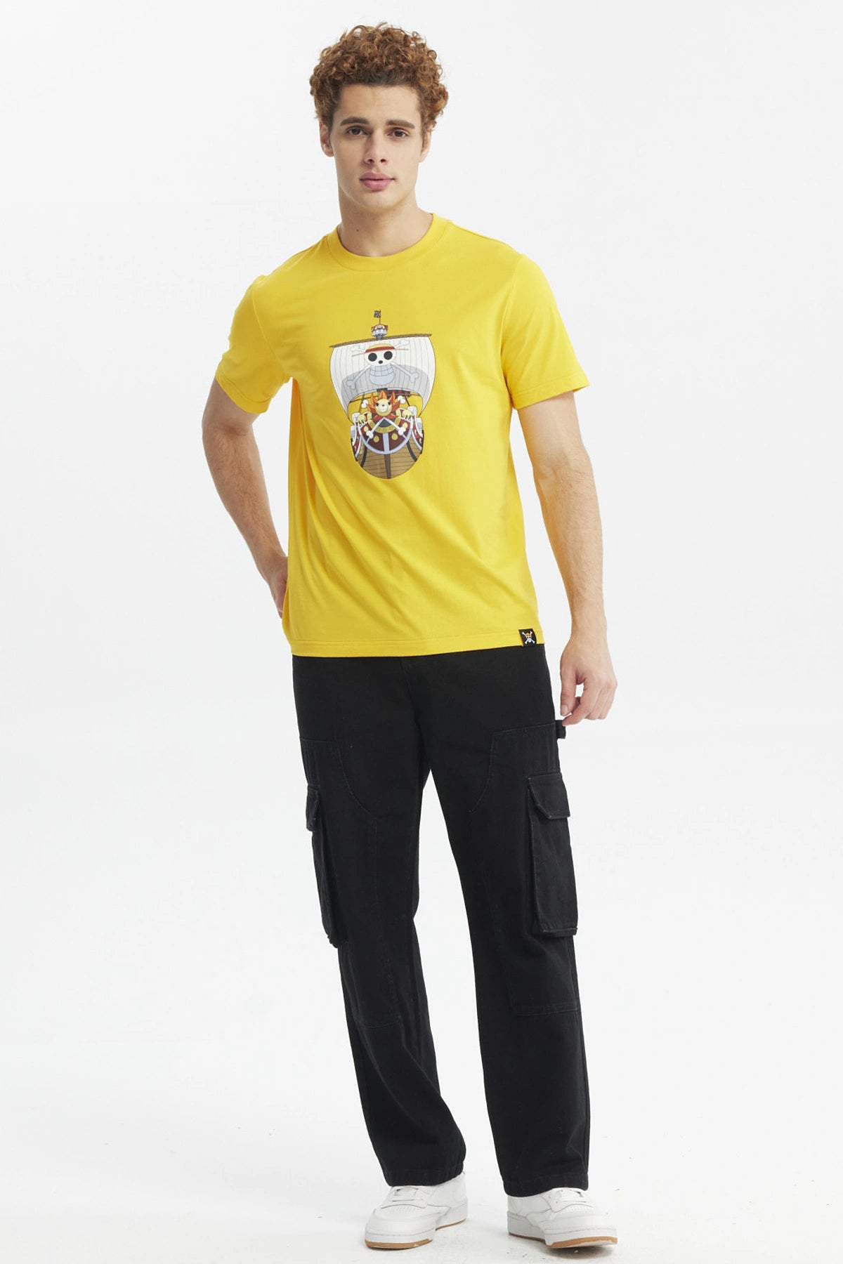 Polera Hombre One Piece Amarillo