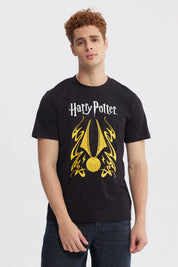 Polera Hombre Harry Potter Negro