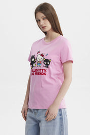 Polera Mujer Hello Kitty Rosado