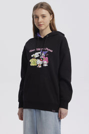 Polerón Mujer Hello Kitty Y Sus Amigos Negro