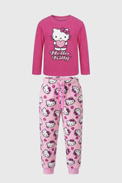 Pijama Niña Polar Hello Kitty Rosado
