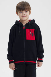 Polar Niño Spiderman Negro