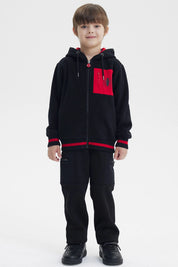 Polar Niño Spiderman Negro