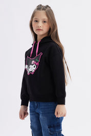 Polerón Niña Hello Kitty Y Sus Amigos Negro