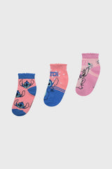 Calceta Deportiva Niño Stitch Rosado