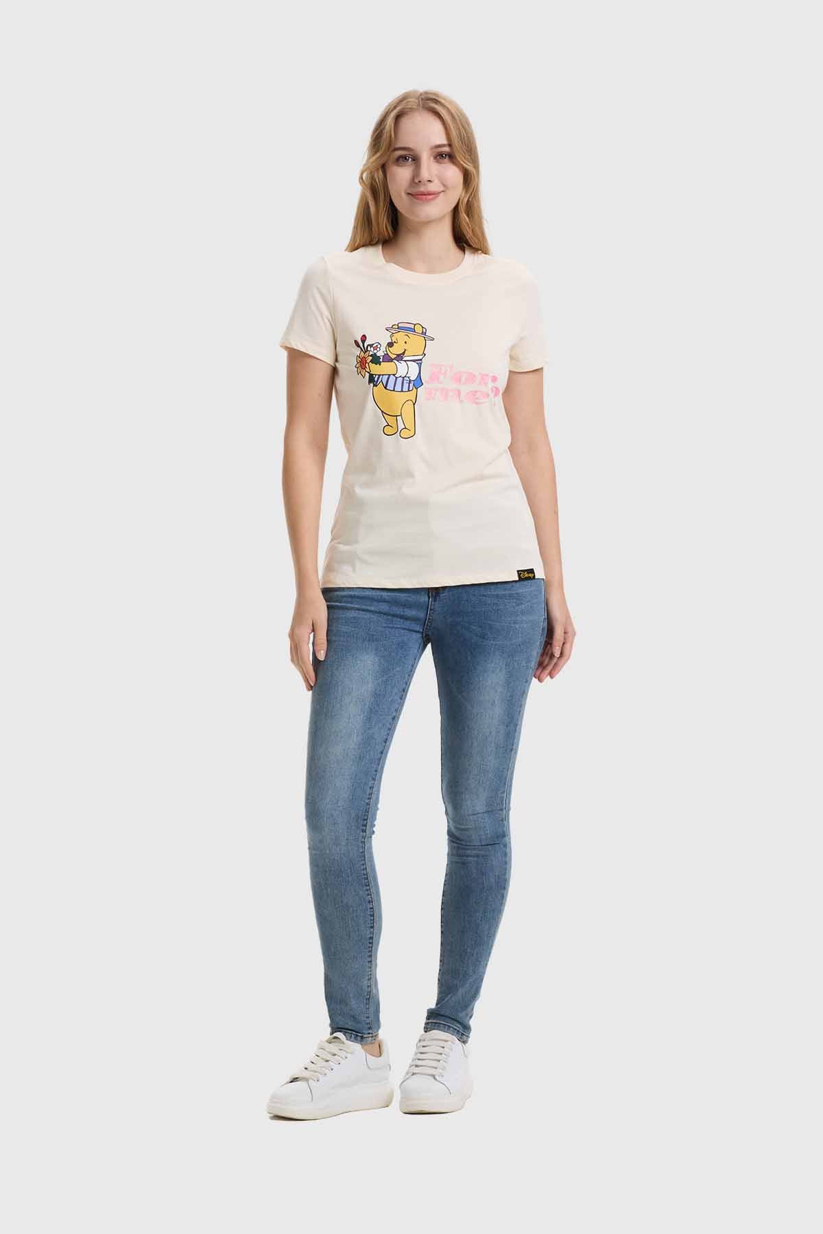 Polera Mujer Winnie The Pooh Crudo