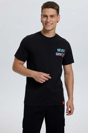 Polera Hombre Acid Wash Rugrats Negro