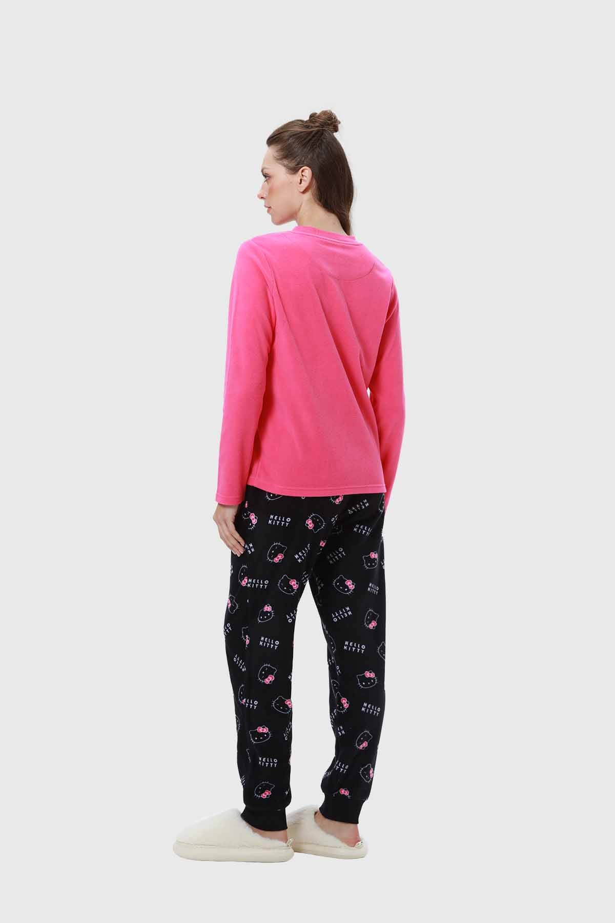 Pijama Mujer Polar Fucsia