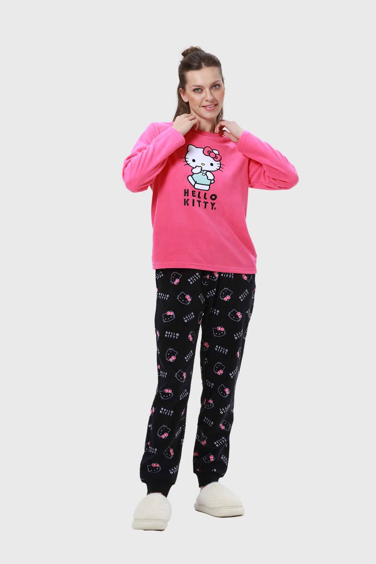 Pijama Mujer Polar Fucsia