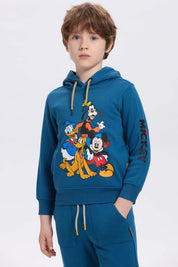 Polerón Niño Mickey Y Sus Amigos Azul