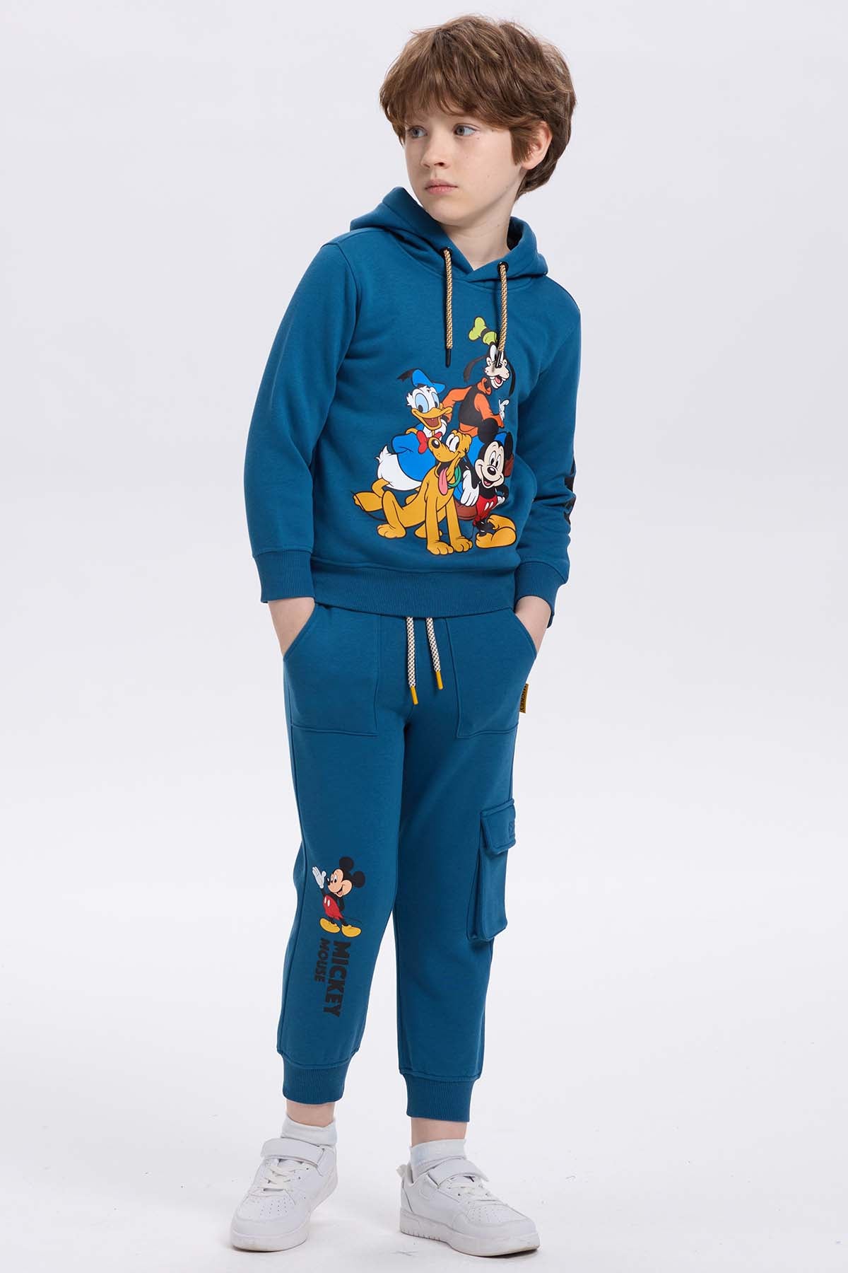 Polerón Niño Mickey Y Sus Amigos Azul