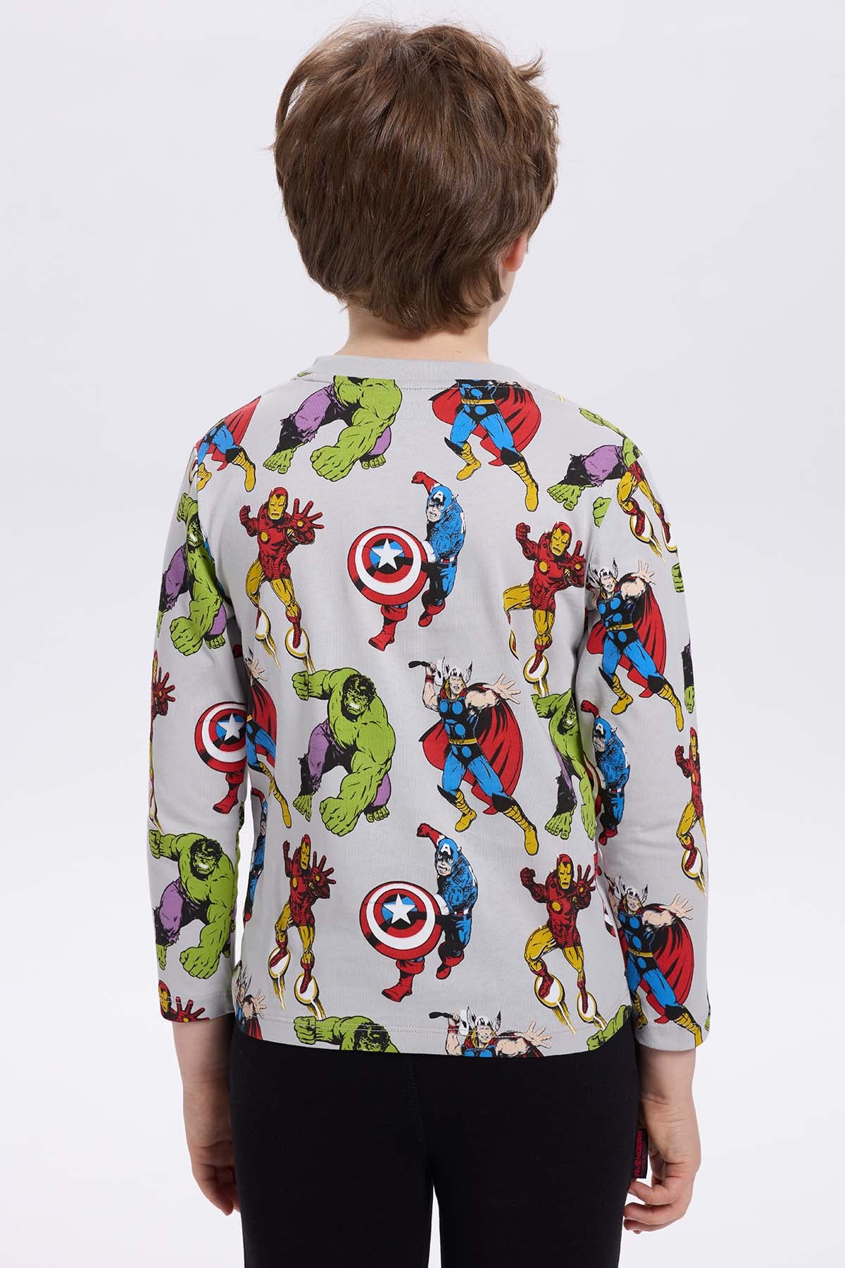 Polera Niño Marvel Gris