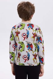 Polera Niño Marvel Gris