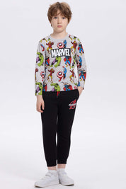 Polera Niño Marvel Gris