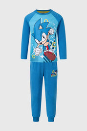 Pijama Niño Sonic Azul