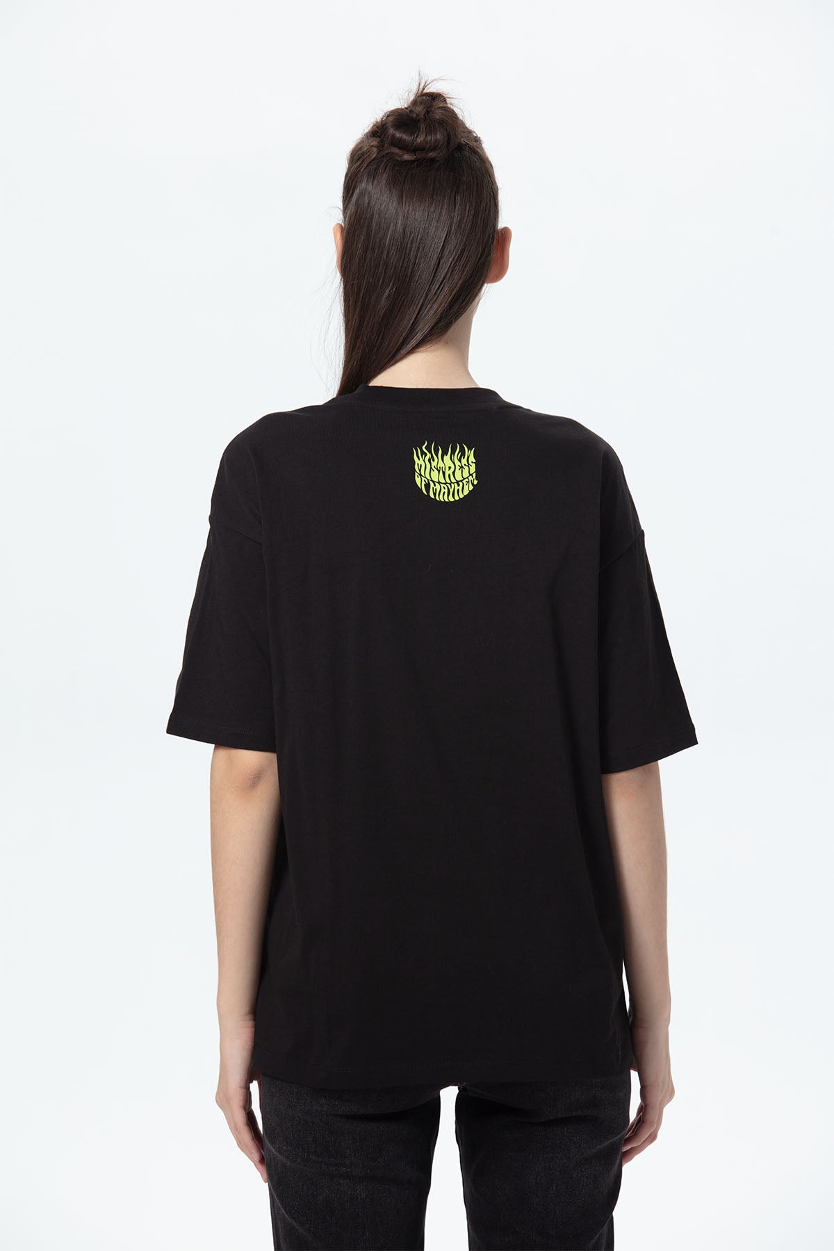 Polera Mujer Oversize Negro