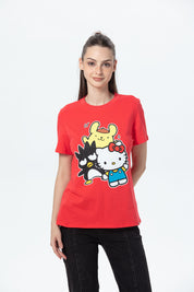 Polera Mujer Hello Kitty Rojo