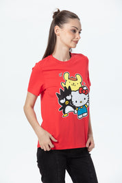 Polera Mujer Hello Kitty Rojo