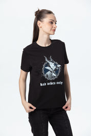 Polera Mujer Villanas Negro