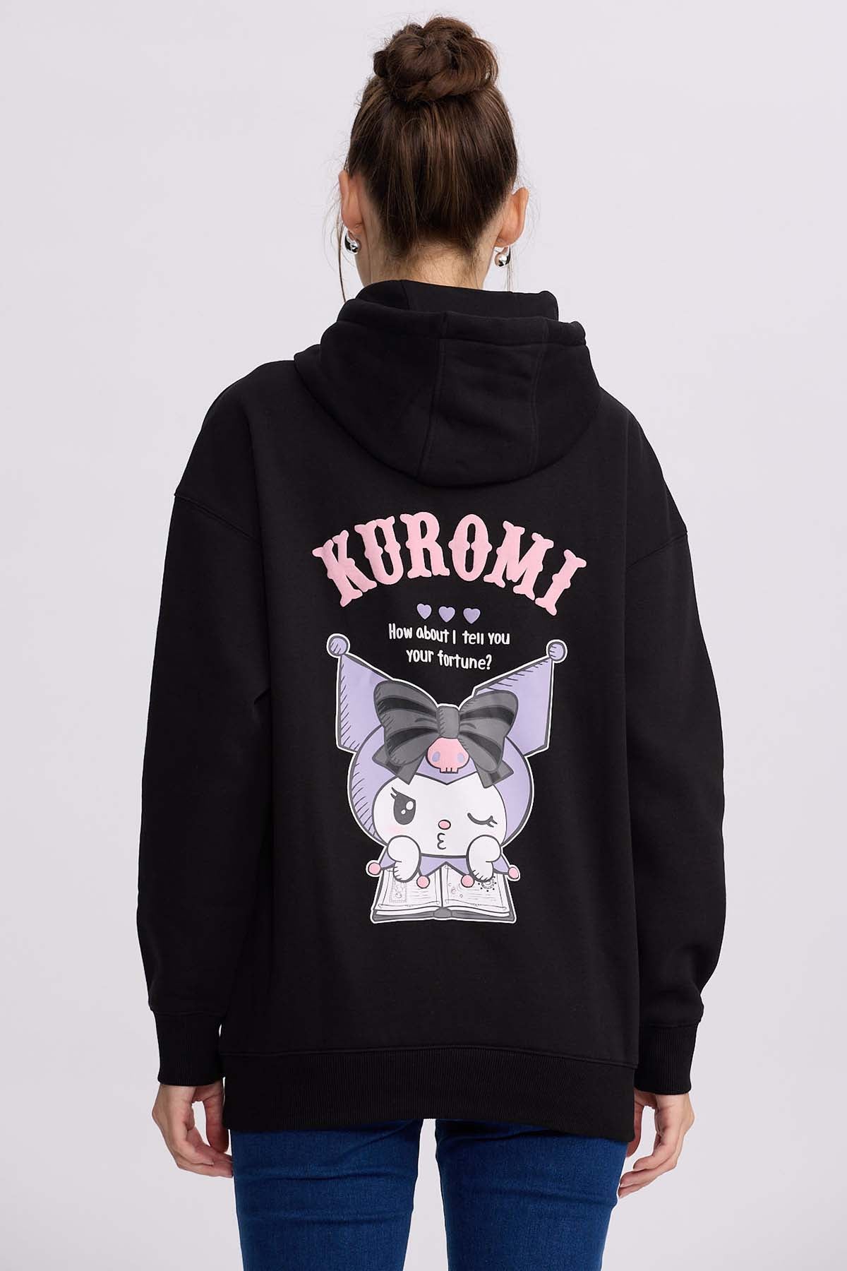 Polerón Mujer Kuromi Negro