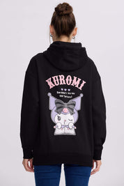 Polerón Mujer Kuromi Negro