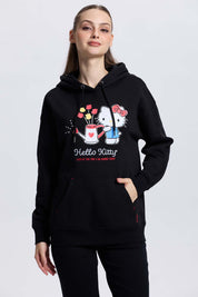 Polerón Mujer Hello Kitty Negro