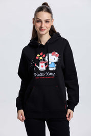 Polerón Mujer Hello Kitty Negro
