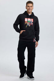 Polerón Hombre Marvel Negro