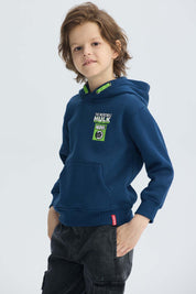 Polerón Niño Hulk Avengers Azul Marino