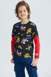 Polera Niño Paw Patrol Negro