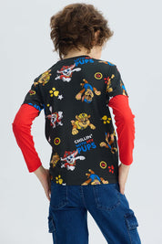 Polera Niño Paw Patrol Negro